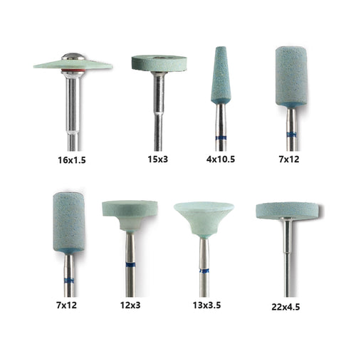 Diamond Impregnated Green Mounted Stones