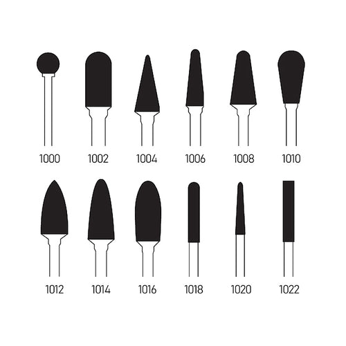 Carbide Burs - Cross Cut Medium