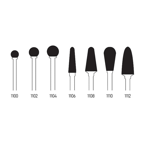 Carbide Burs - Plain Cut Medium