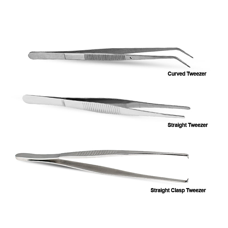 Swiss Precision Angled Tweezers 4 1/2 507SP – GE Designs